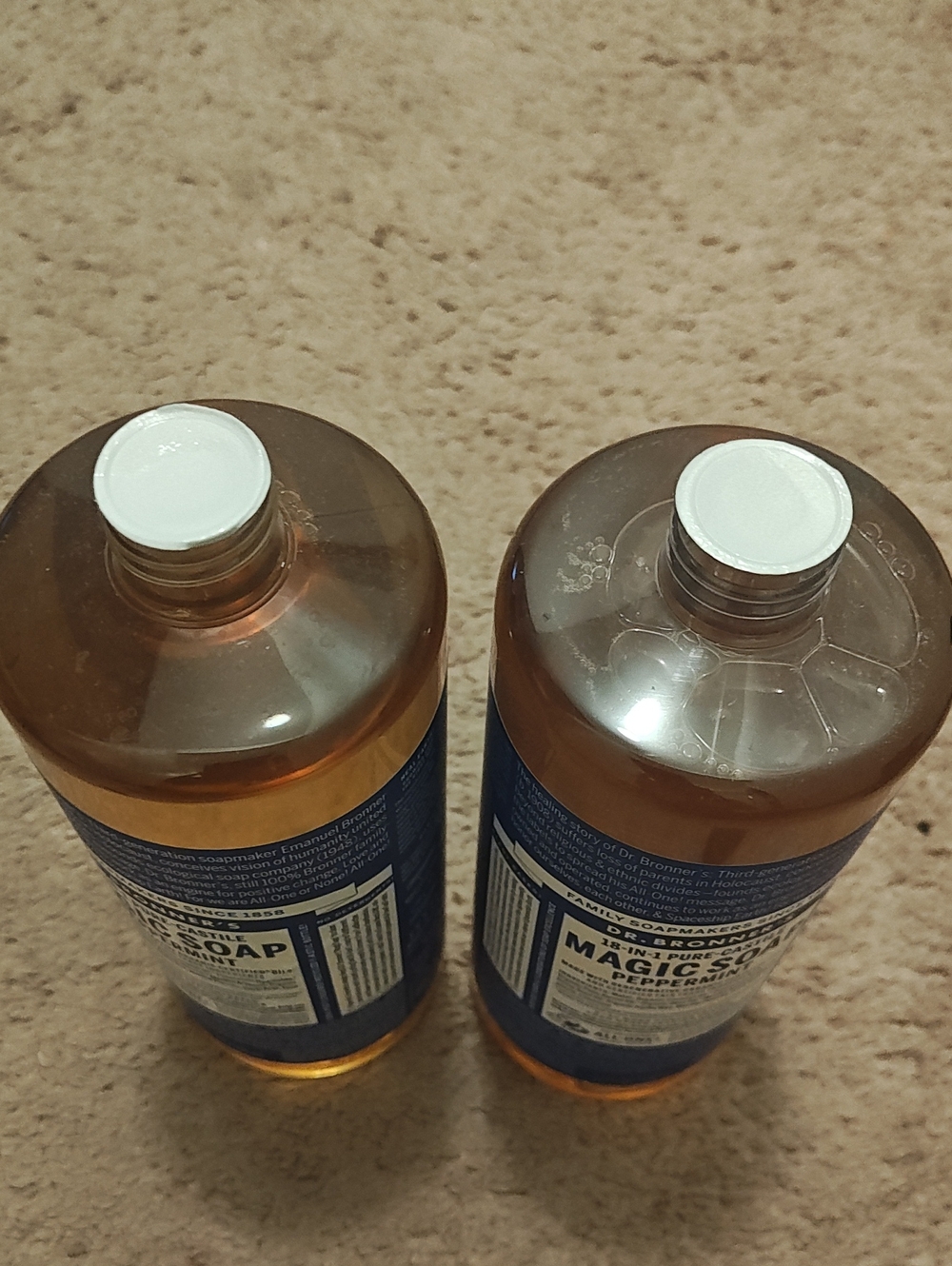 2 Sealed Dr Bronner's Peppermint Castile Soap - Picture 3 of 3